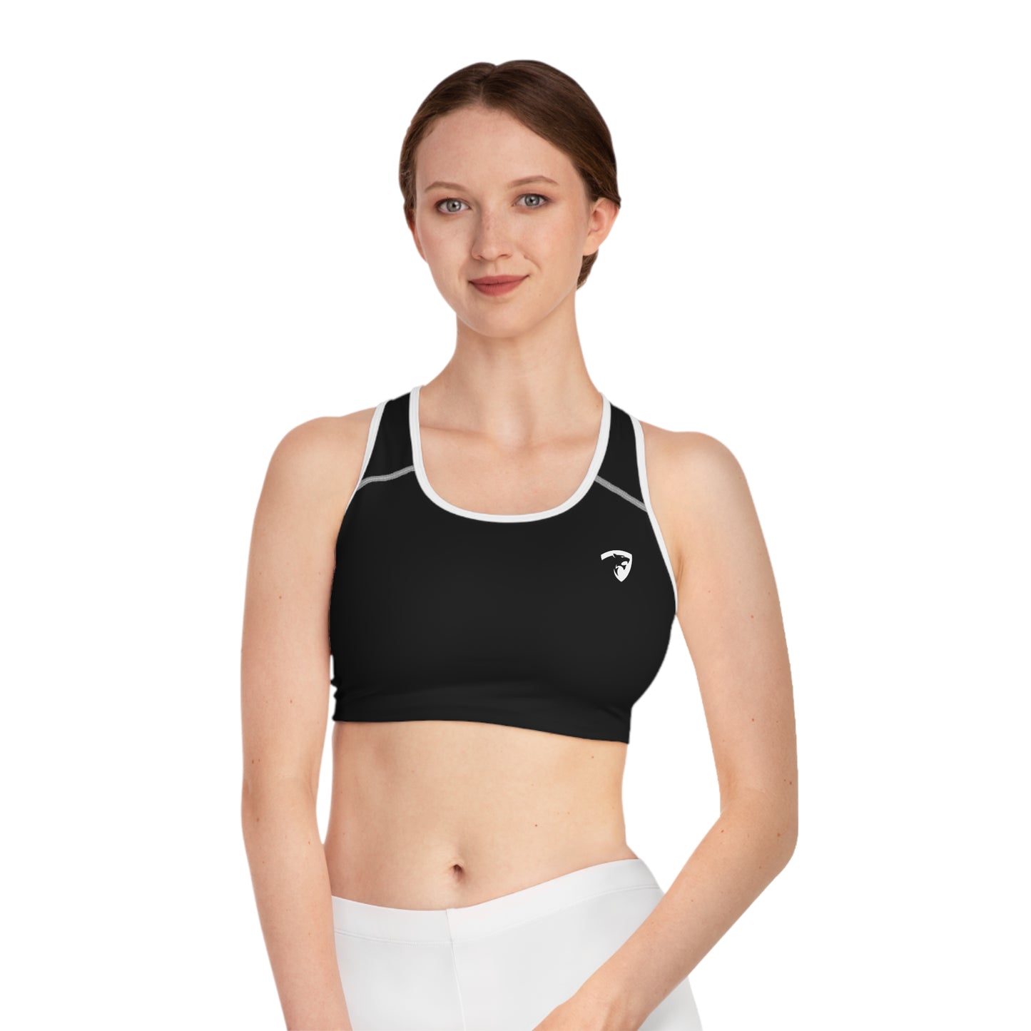 GYM CLUB Ultimate Comfort Sports Bra - Black Athletic Wear for Active Women