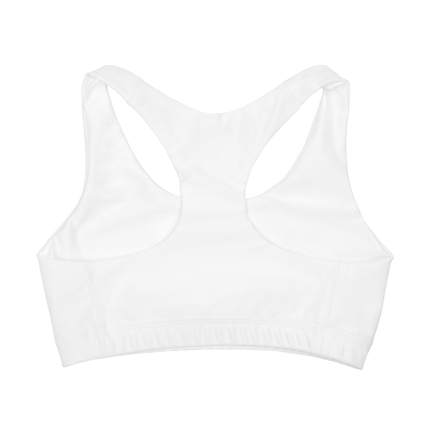 Girls' Seamless Sports Bra with Lion Logo - Comfortable & Stylish Activewear