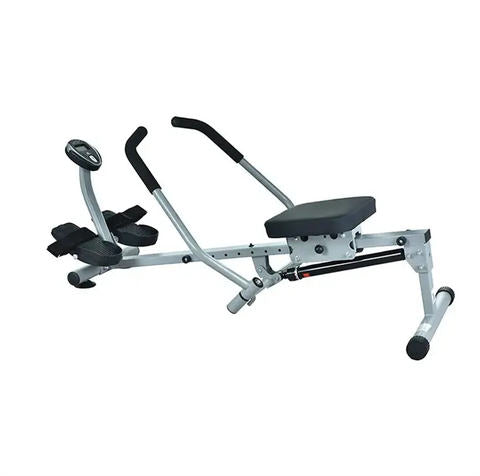 FOLDABLE ROWING MACHINE WITH HYDRAULIC CYLINDER