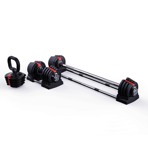 DUMBELL KETTLEBELL BARBELL SET