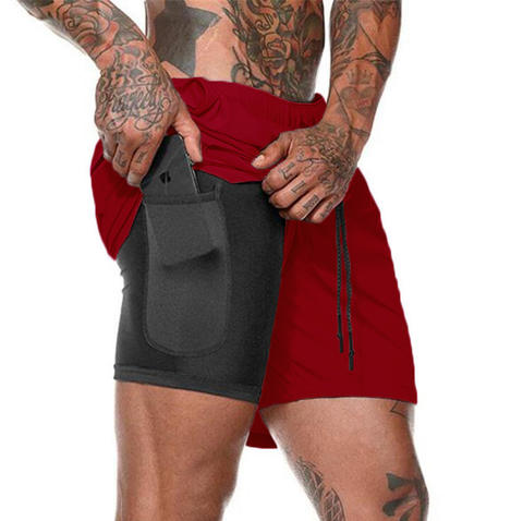 SPORT SHORTS WITH SPANDEX INLINER