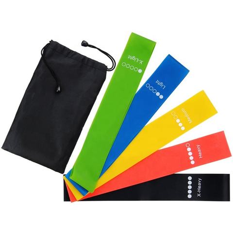 5 PIECES SET OF RESISTANCE BAND