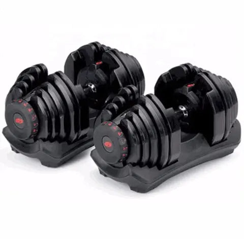 ADJUSTABLE DUMBELL SET WITH 90LB/40KG